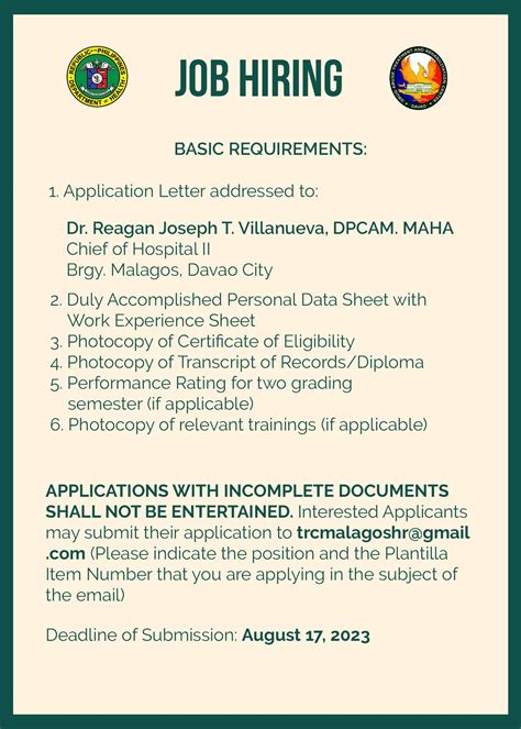 doh plantilla position|Notice of Hiring Plantilla Positions .